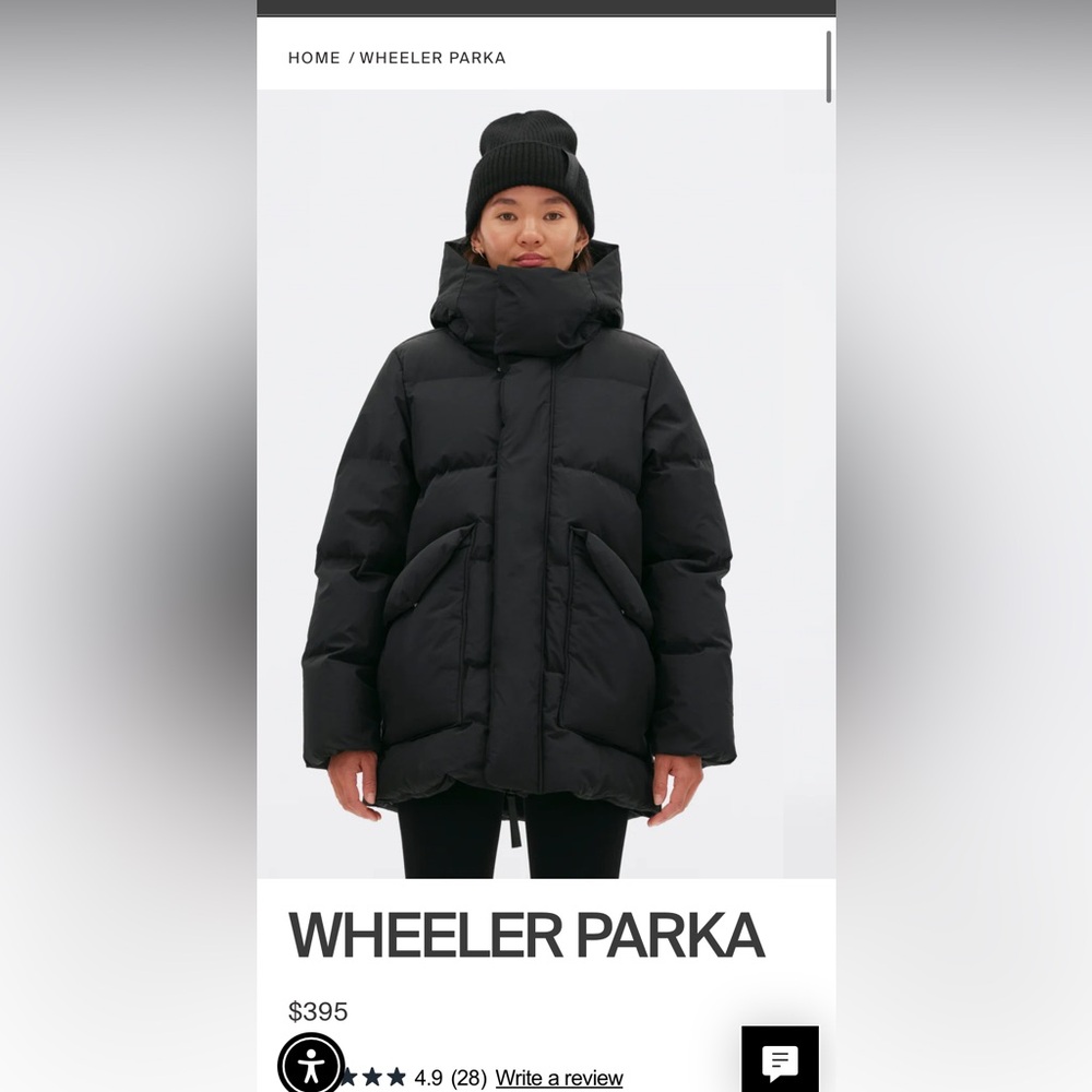 Brand new Halfdays parka. Size medium.